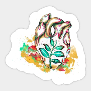 Growing Heart Sticker